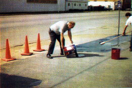 For maximum service from asphalt paved surfaces, apply parking lot and driveway sealingBEFORE cracks actually appear  to save time, money and the black-top surface