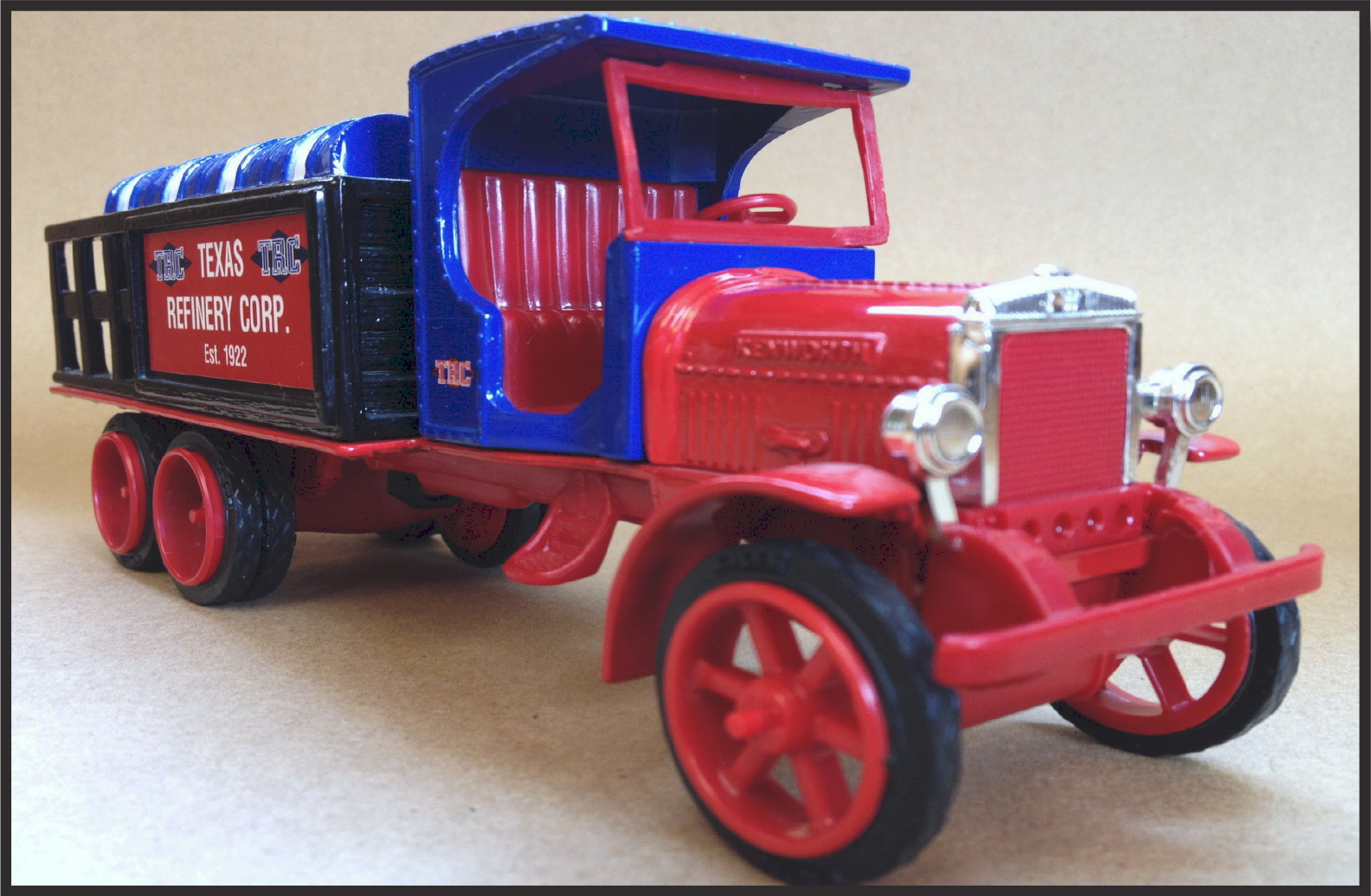 Texas Refinery Truck 1922 90 years  the finest asphalt products  